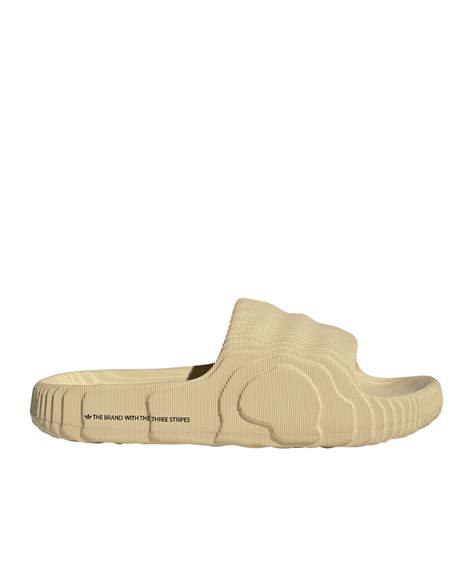 adidas adillette beige grün tech beige tech beige linen green|Adilette 22 slides beige.